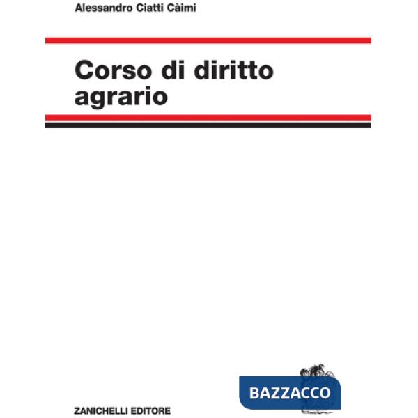 CORSO DI DIRITTO AGRARIO