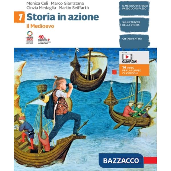 STORIA IN AZIONE CON ATLANTE STORICO EDUCAZIONE CIVICA VOL. 1