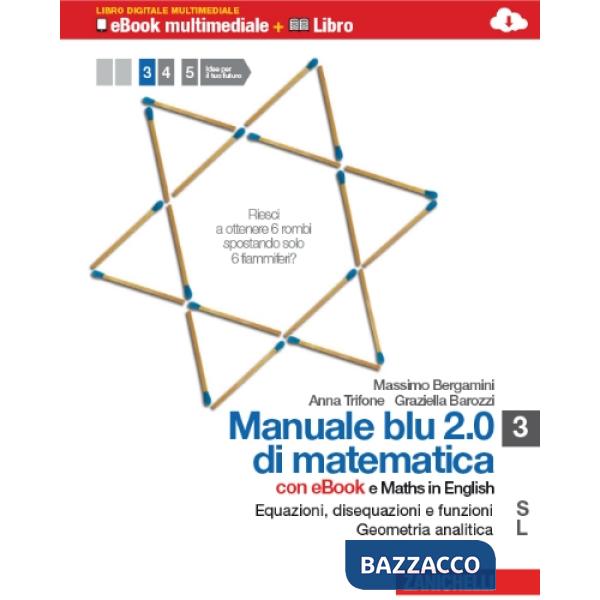 MANUALE BLU 2. 0 DI MATEMATICA EBOOK CONFEZIONE 3
