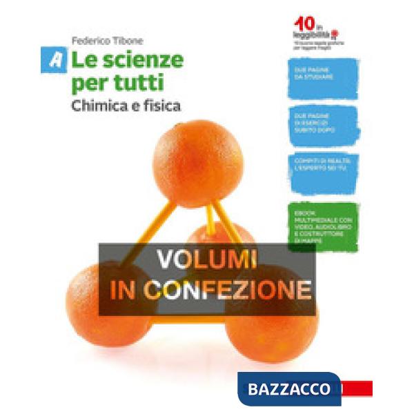 LE SCIENZE PER TUTTI CONF. VOL. A + B + C + D LIBR