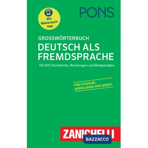 GROSSWORTERBUCH DEUTSCH ALS FREMDSPRACHE. CON APP