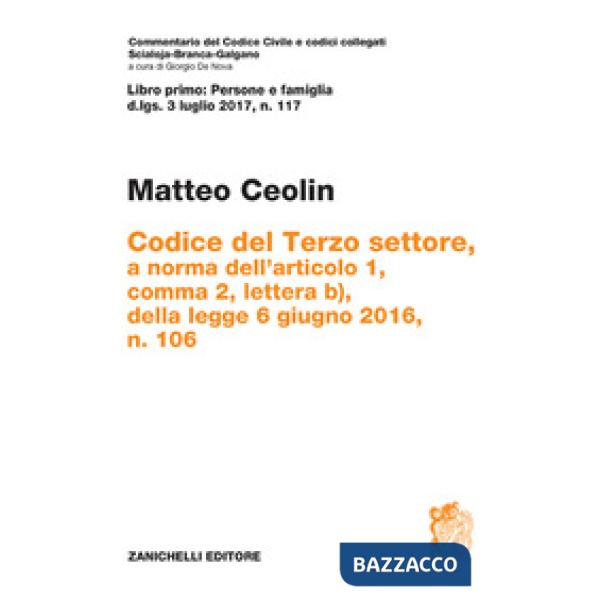 CODICE DEL TERZO SETTORE