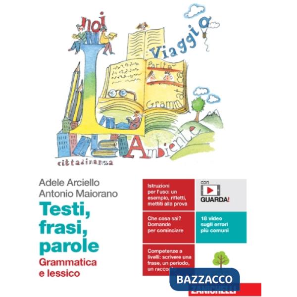 TESTI, FRASI, PAROLE. GRAMMATICA E LESSICO-COMUNICAZIONE, TESTI, CITTA