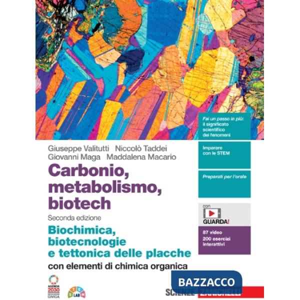 CHIMICA METABOLISMO BIOTECH BIOCHIMICA E BIOTECNOLOGIE TETTONICA DEL
