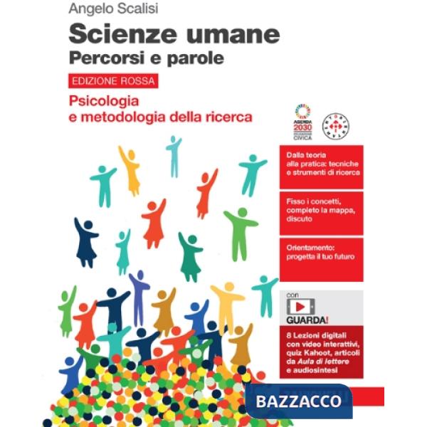 SCIENZE UMANE PERCORSI E PAROLE ED.ROSSA PSICOLOGIA E METODOLOGIA DELL