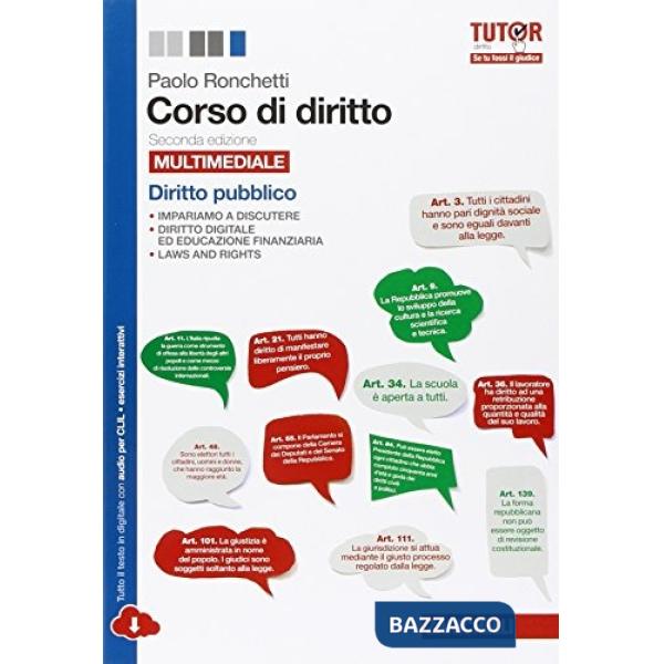CORSO DI DIRITTO VOL. DIRITTO PUBBLICO