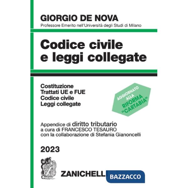 CODICE CIVILE E LEGGI COLLEGATE 2023 VOL. UNICO + CD