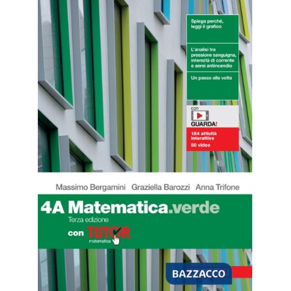 MATEMATICA.VERDE 3ED - EBOOK MULTIMEDIALE CON TUTOR - CONF. 4A + 4B B