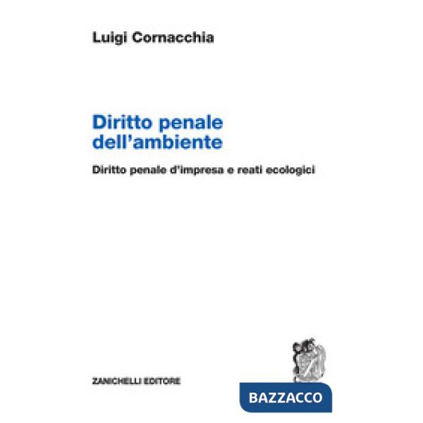 DIRITTO PENALE DELL'AMBIENTE