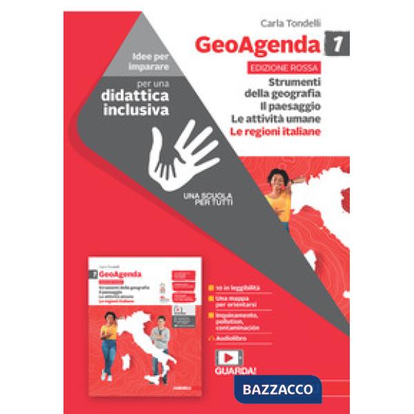 GEOAGENDA ED. ROSSA IDEE PER IMPARARE VOL. 1 CON REGIONI ITALIANE