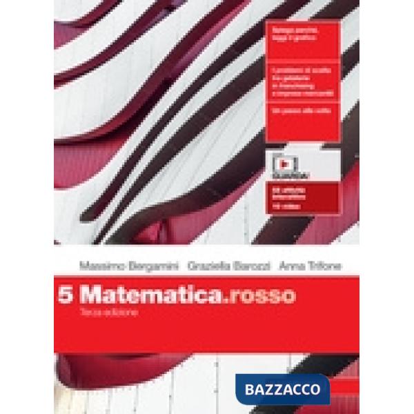 MATEMATICA.ROSSO 3ED. - EBOOK MULTIMEDIALE VOLUME 5 (ONLINE E OFFLINE)