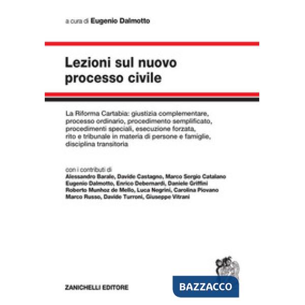 LEZIONI SUL NUOVO PROCESSO CIVILE. LA RIFORMA CARTABIA