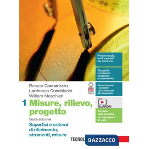 MISURE, RILIEVO, PROGETTO VOL. 1 CON ESPANSIONE ONLINE