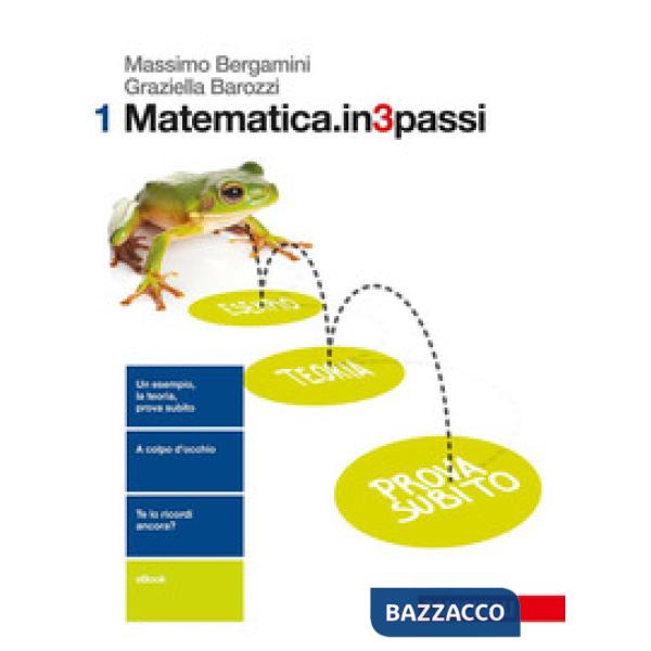 MATEMATICA. IN3PASSI. VOL. 1 PER LE SCUOLE SUPERIORI. CON AGGIORNAMENT