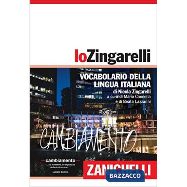 DIZIONARIO ZINGARELLI EDIZIONE