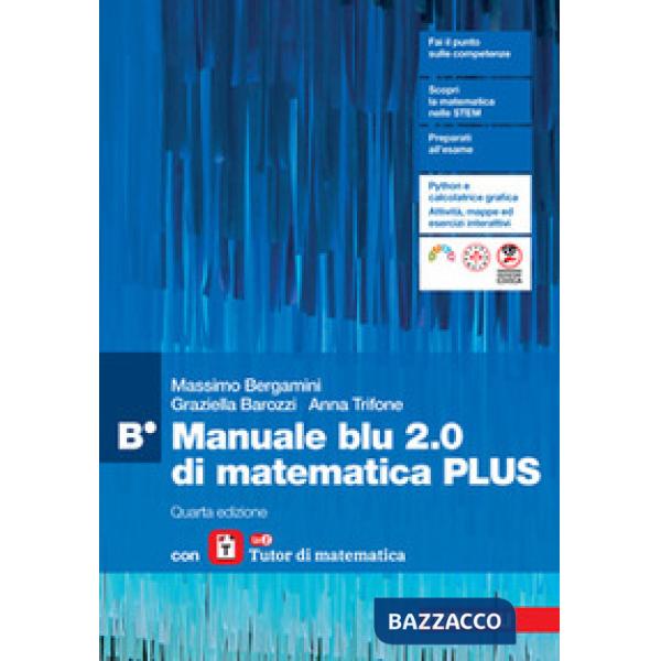 MATEMATICA BLU 2.0 CONF. B PLUS CON LAZ TUTOR