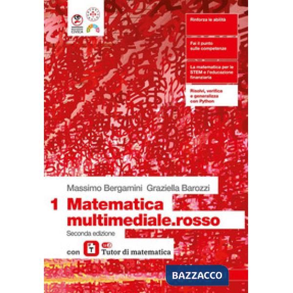 MATEMATICA MULTIMEDIALE ROSSO VOL. 1 CON LAZ TUTOR
