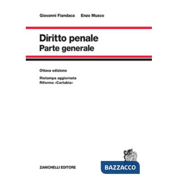 DIRITTO PENALE. PARTE GENERALE