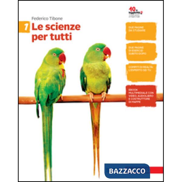 LE SCIENZE PER TUTTI VOL. 1 LIBRO DIGITALE MULTIME
