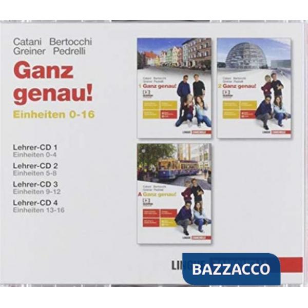GANZ GENAU! CONFEZIONE 7 CD AUDIO PER LA CLASSE. EINHEITEN 0-16. PER L