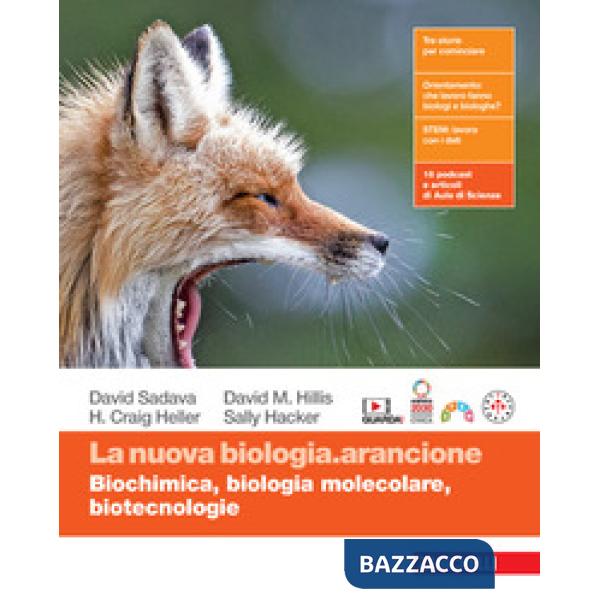 NUOVA BIOLOGIA ARANCIONE BIOCHIMICA BIOLOGIA MOLECOLARE BIOTECNOLOGIE