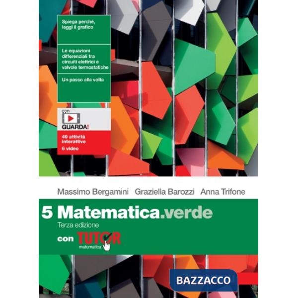 MATEMATICA.VERDE 3ED. - EBOOK MULTIMEDIALE CON TUTOR - VOL. 5