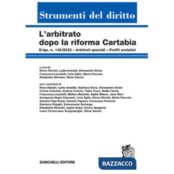 L'ARTBITRATO DOPO LA RIFORMA CARTABBIA