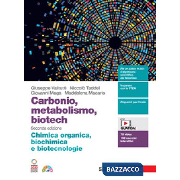 CHIMICA METABOLISMO BIOTECH CHIMICA ORGANICA BIOCHIMICA E BIOTECNOLO