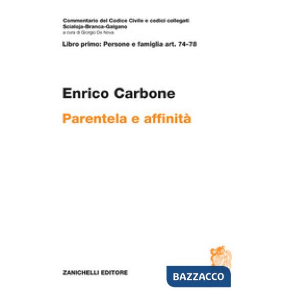 ART. 74-78 PARENTELA E AFFINITA'