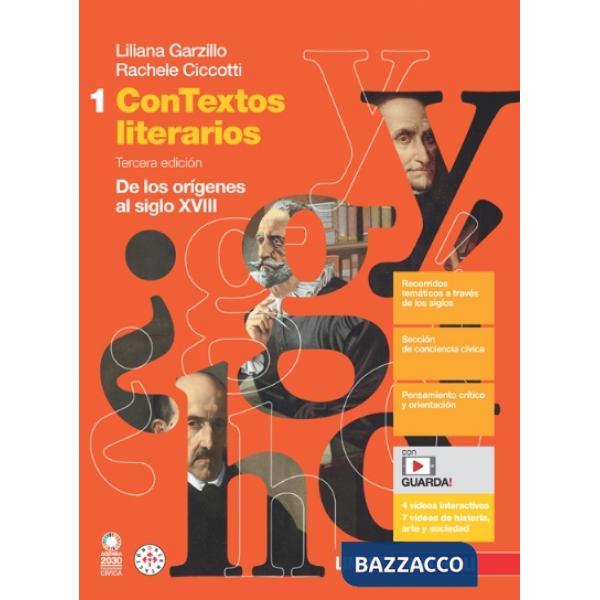 CONTEXTOS LITERARIOS TERCERA EDICION - EBOOK MULTIMEDIALE VOL. 1