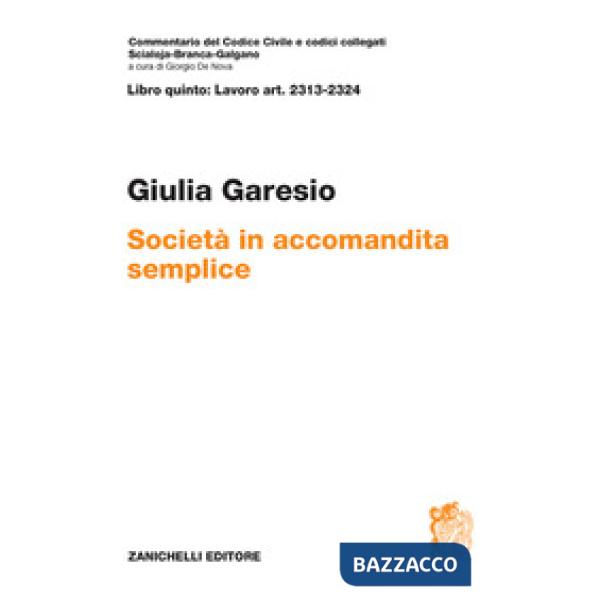 ART. 2313-2324 SOCIETA' IN ACCOMANDITA SEMPLICE