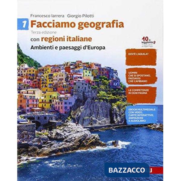 FACCIAMO GEOGRAFIA VOL. 1 CON REGIONI ITALIANE AMB