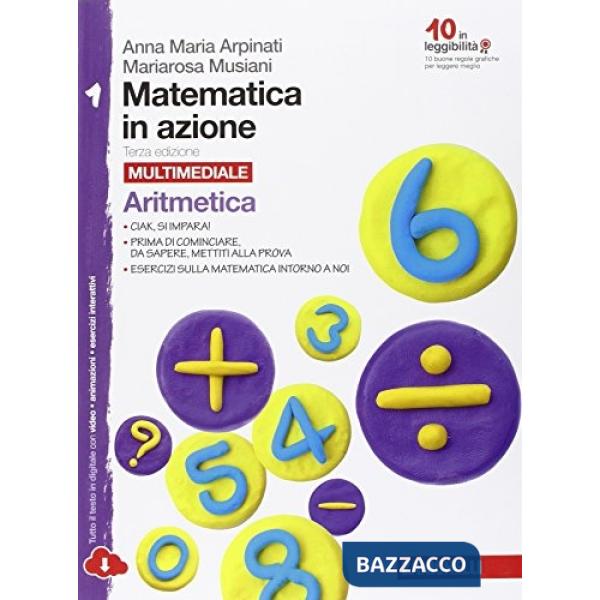 MATEMATICA IN AZIONE CONF. ARITMETICA 1 + GEOMETRI