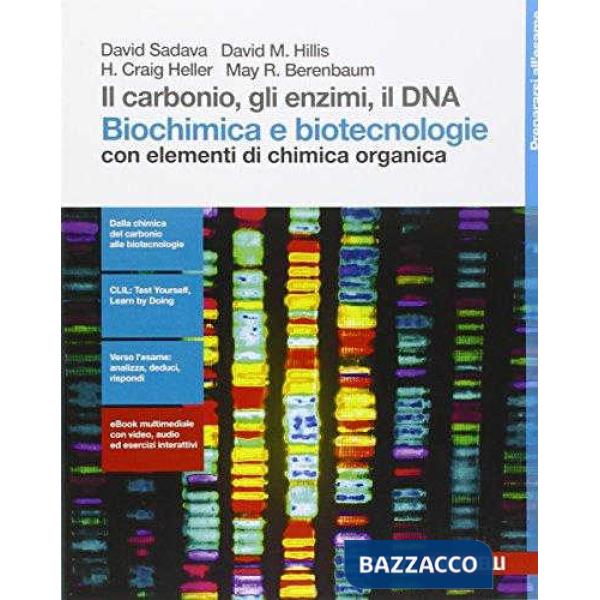 CARBONIO ENZIMI DNA BIOCHIMICA E BIOTECNOLOGIE + C