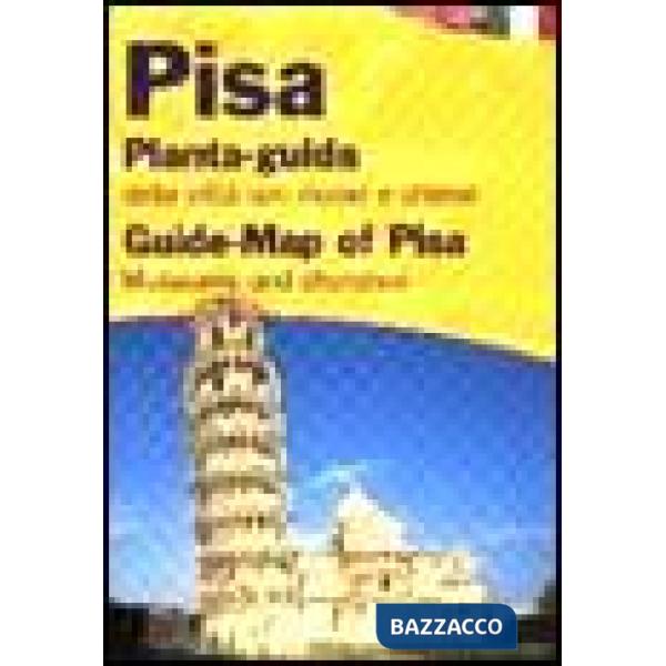 Pisa. Pianta-guida della città con musei, chiese e fiere. Ediz. italiana e ingle