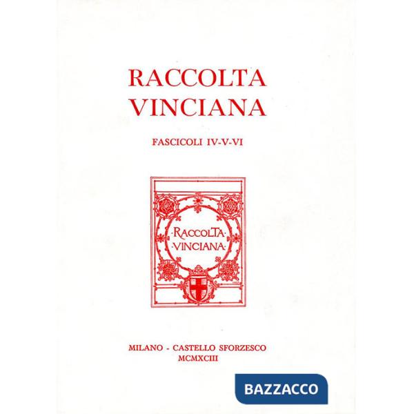 Raccolta Vinciana (1993) voll. 4-5-6
