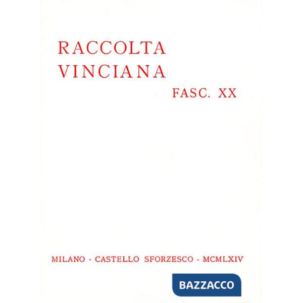 Raccolta Vinciana (1964). Vol. 20