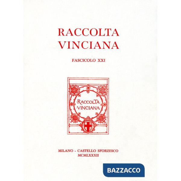 Raccolta Vinciana (1982). Vol. 21