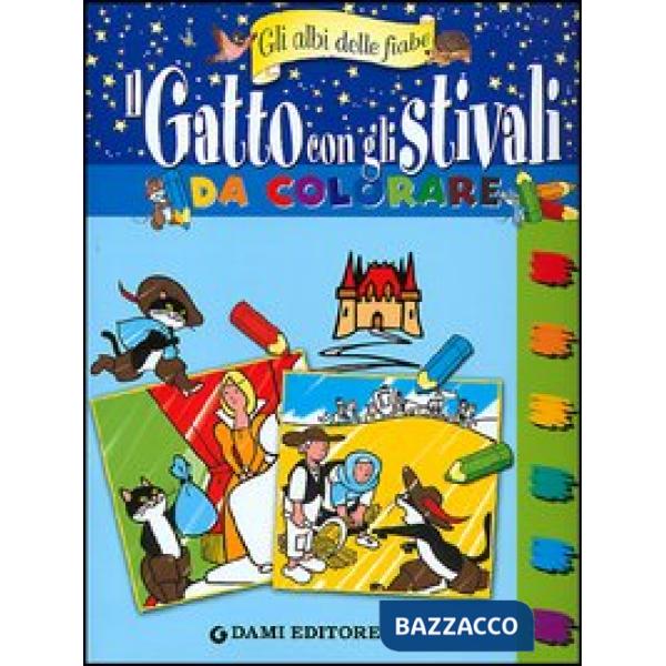 Gatto con gli stivali da colorare (Il)