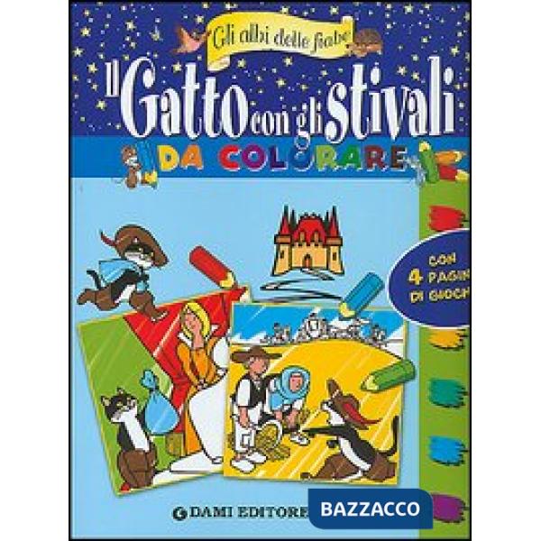 Gatto con gli stivali da colorare (Il)