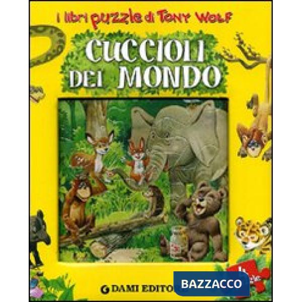 Cuccioli del mondo. Ediz. illustrata. Con 4 puzzle
