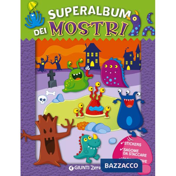 Superalbum dei mostri. Con adesivi