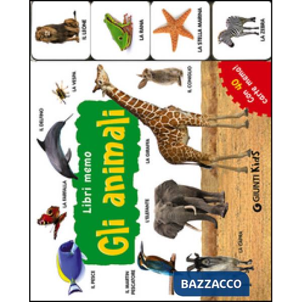 Animali. Con 40 carte memo (Gli)