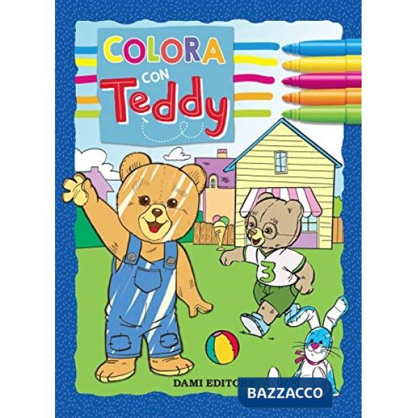 Colora con Teddy. Con adesivi. Ediz. a colori