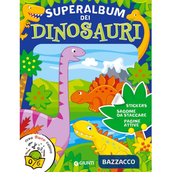 Superalbum dei dinosauri. Con adesivi