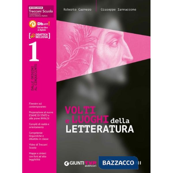 VOLTI E LUOGHI DELLA LETTERATURA VOL 1 DBOOK