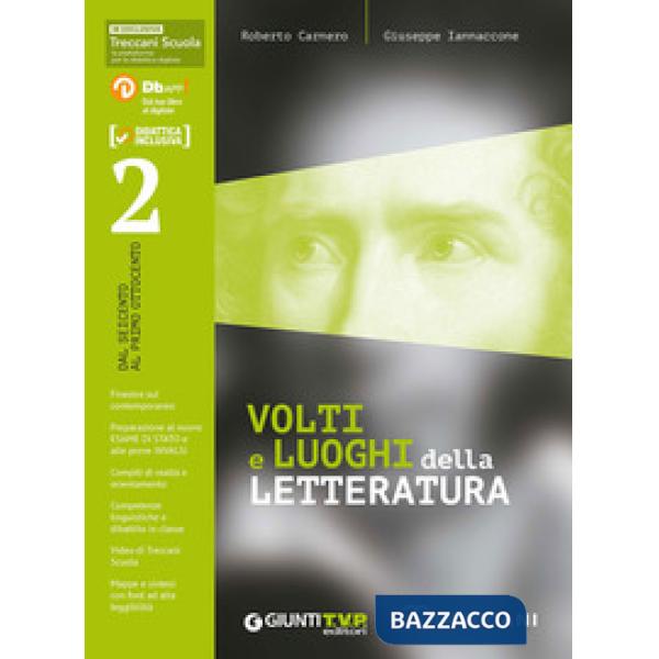 VOLTI E LUOGHI DELLA LETTERATURA 2 DBOOK + TRECCAN