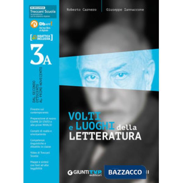VOLTI E LUOGHI DELLA LETTERATURA 3A DBOOK + TRECCA