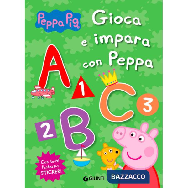Gioca e impara con Peppa. Peppa Pig. Con adesivi. Ediz. a colori