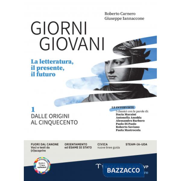 GIORNI GIOVANI VOL.1 + PALESTRA SCRITTURA + ANTOLOGIA DIVINA COMMEDIA